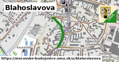 ilustrácia k Blahoslavova, Moravské Budějovice - 217 m