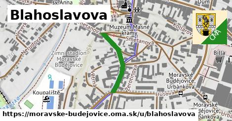 ilustrácia k Blahoslavova, Moravské Budějovice - 217 m