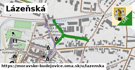 ilustrácia k Lázeňská, Moravské Budějovice - 310 m
