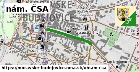 nám. ČSA, Moravské Budějovice