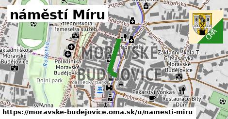 náměstí Míru, Moravské Budějovice