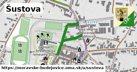 ilustrácia k Šustova, Moravské Budějovice - 343 m