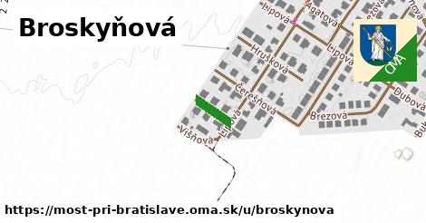 Broskyňová, Most pri Bratislave