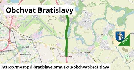 ilustrácia k Obchvat Bratislavy, Most pri Bratislave - 7,5 km