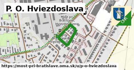 P. O. Hviezdoslava, Most pri Bratislave