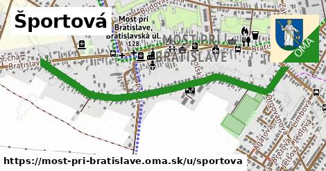 ilustrácia k Športová, Most pri Bratislave - 1,28 km