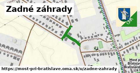 Zadné záhrady, Most pri Bratislave