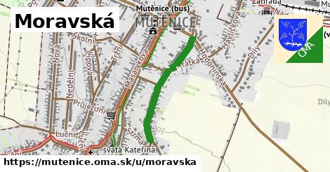 Moravská, Mutěnice