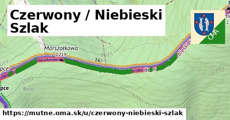 Czerwony / Niebieski Szlak, Mútne