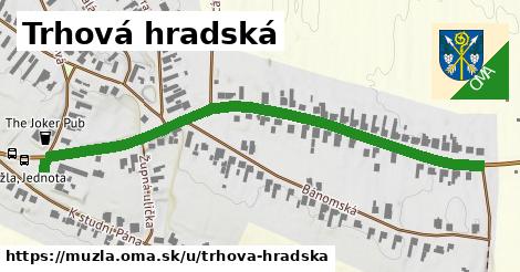 ilustrácia k Trhová hradská, Mužla - 680 m