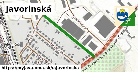 Javorinská, Myjava