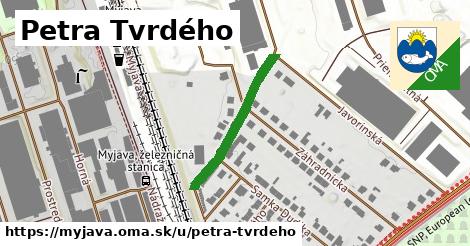 Petra Tvrdého, Myjava