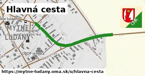 ilustrácia k Hlavná cesta, Mýtne Ludany - 453 m