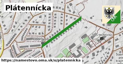 ilustrácia k Plátennícka, Námestovo - 289 m