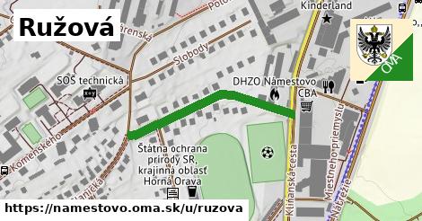 Ružová, Námestovo