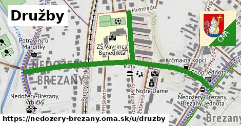 Družby, Nedožery - Brezany