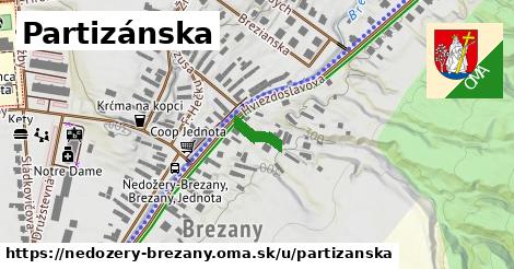 Partizánska, Nedožery - Brezany