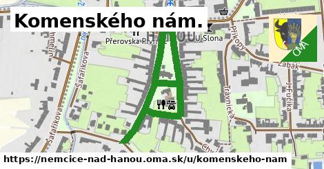 ilustrácia k Komenského nám., Němčice nad Hanou - 656 m