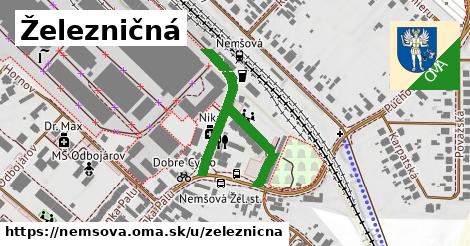 Železničná, Nemšová