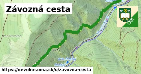 ilustrácia k Závozná cesta, Nevoľné - 1,76 km