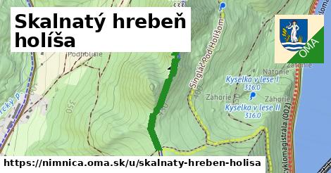 ilustrácia k Skalnatý hrebeň holíša, Nimnica - 594 m