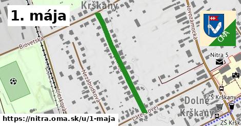 1. mája, Nitra