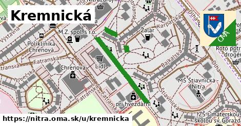 ilustrácia k Kremnická, Nitra - 316 m