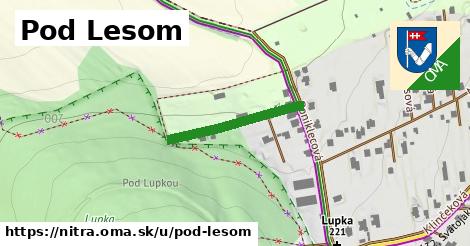 ilustrácia k Pod Lesom, Nitra - 222 m