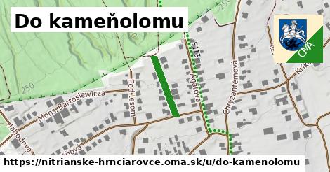 ilustrácia k Do kameňolomu, Nitrianske Hrnčiarovce - 146 m