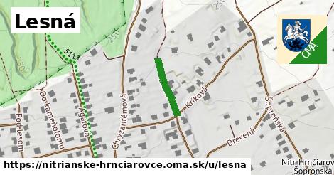 Lesná, Nitrianske Hrnčiarovce