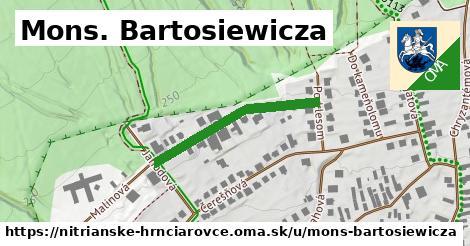 Mons. Bartosiewicza, Nitrianske Hrnčiarovce