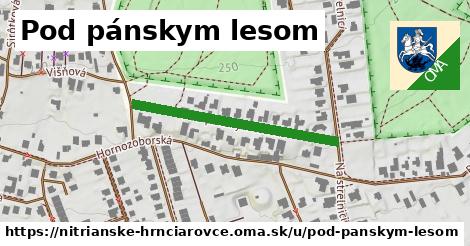 Pod pánskym lesom, Nitrianske Hrnčiarovce