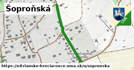 Šoproňská, Nitrianske Hrnčiarovce