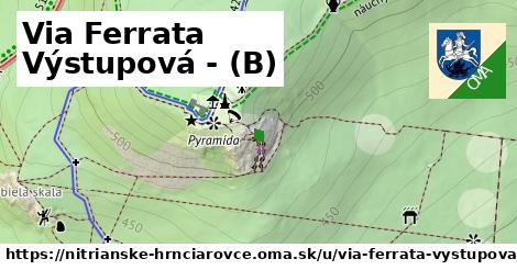 Via Ferrata Výstupová - (B), Nitrianske Hrnčiarovce