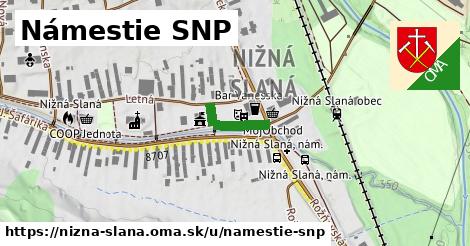 Námestie SNP, Nižná Slaná