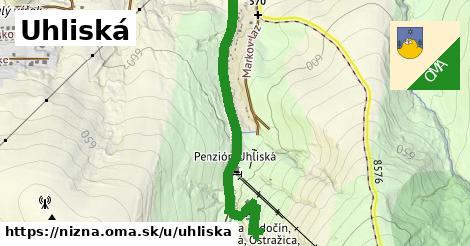 ilustrácia k Uhliská, Nižná - 1,00 km