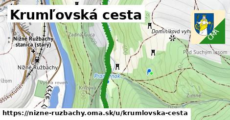 ilustrácia k Krumľovská cesta, Nižné Ružbachy - 1,92 km