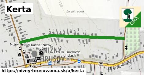 Kerta, Nižný Hrušov