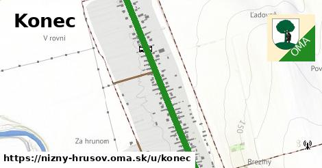 Konec, Nižný Hrušov