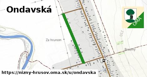 Ondavská, Nižný Hrušov