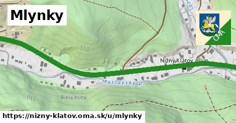 ilustrácia k Mlynky, Nižný Klátov - 1,00 km