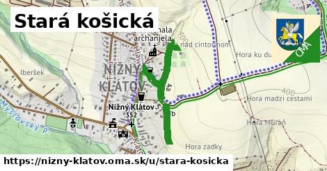 Stará košická, Nižný Klátov