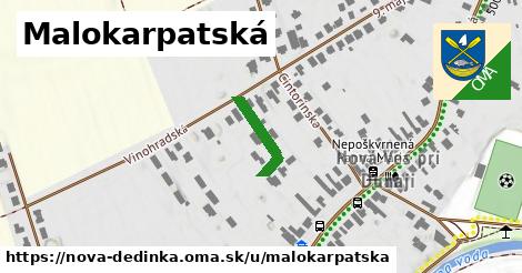 Malokarpatská, Nová Dedinka