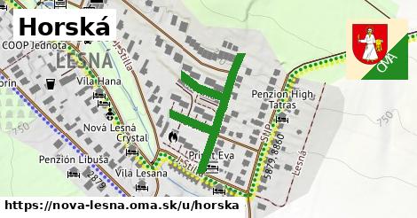 ilustrácia k Horská, Nová Lesná - 396 m