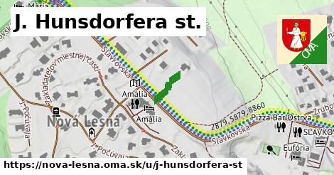 J. Hunsdorfera st., Nová Lesná