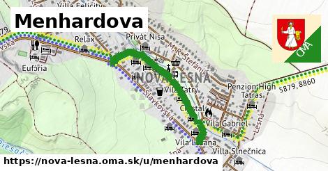 Menhardova, Nová Lesná