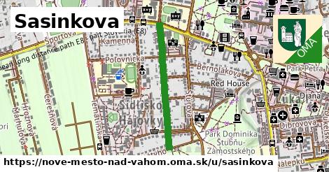 ilustrácia k Sasinkova, Nové Mesto nad Váhom - 572 m