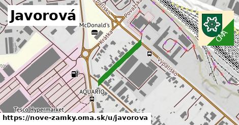 Javorová, Nové Zámky