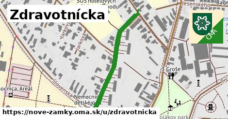 ilustrácia k Zdravotnícka, Nové Zámky - 373 m