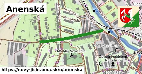 ilustrácia k Anenská, Nový Jičín - 335 m